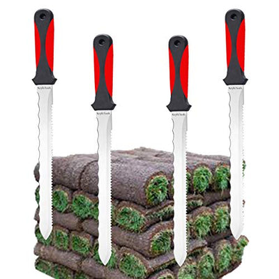 Keyfit Tools (4 Pack SOD Knife Stainless Steel Blade Sod Cutter Trim New Sod Around Landscape Edging Beds & Sunken, Overgrown Sprinkler Heads Hunter Keyfit Tools (4 Pack SOD Knife Stainless Steel Blade Sod Cutter Trim New Sod Around Landscape Edging Beds & Sunken, Overgrown Sprinkler Heads Hunter