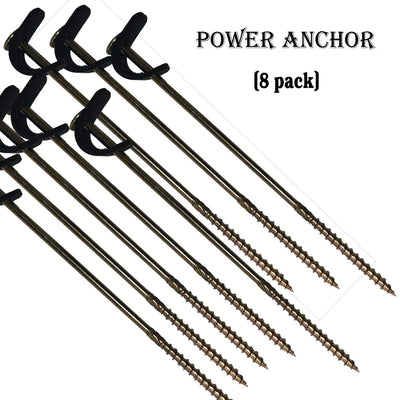 Keyfit Tools Hunting Blind Power Anchors (8 Pack) Self Drilling Steel Stakes for Ground Blinds Permanent Or Not Drill in Drill Out Super Fast Keyfit Tools Hunting Blind Power Anchors (8 Pack) Self Drilling Steel Stakes for Ground Blinds Permanent Or Not Drill in Drill Out Super Fast