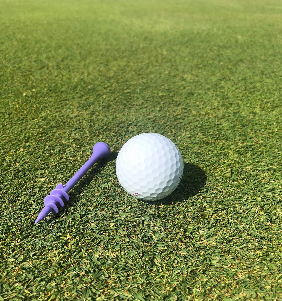 Keyfit Tools Anchor Golf Range Tees for Driver 3 1/4 Inch ~Screw In Tee So They Don’t Launch Out Into The Range ~Stop Looking, Chasing, Bending Over