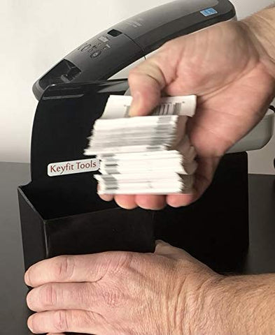 Keyfit Tools Label Catcher Printer Stand Organize Your Labels for Use with Direct Thermal Printer Labels Up to 3" Wide Like DK-2205