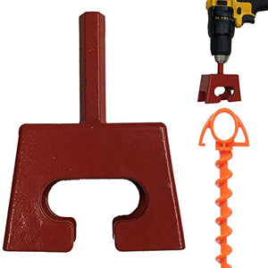 Keyfit Tools Tent Stake Speed Staker Drill in Your Screw in Tent Stakes in Seconds. Multi Functional Works On Dog Ties Tree Anchors Ground Anchors