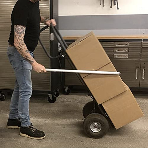 Keyfit Tools Kickboxer Hand Truck Dolly Box Leverage Bar Slide Boxes Off Your 2 Wheeled Dolly from The Bottom for Neatly Stacked Moving/Shipping Boxes
