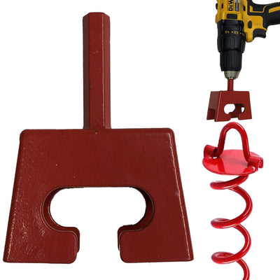 Keyfit Tools Ground Anchor Speed Staker Drill in Your Heavy Duty Spiral Ground Anchors in Seconds. Multi Functional Works On Dog Ties Tree Anchors
