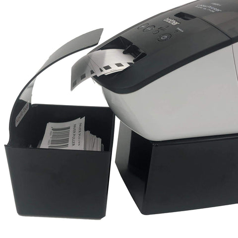 Keyfit Tools Label Catcher Printer Stand Organize Your Labels for Use with Direct Thermal Printer Labels Up to 3" Wide Like DK-2205