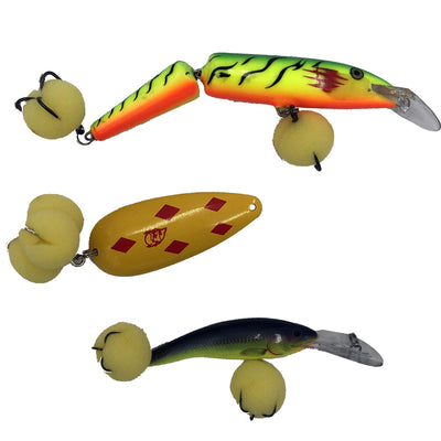 Keyfit Tools Beluga Eggs 3 in 1 Fishing Lure Hook Accessory Makes The Hook Visually Attractive to Fish ~Guards The Hook from Light Weeds ~Holds Bait