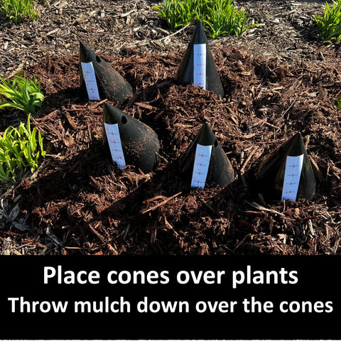 Keyfit Tools Mulch Madness (2 Item Set) Mulch Mitts & Mulch Magic Plant Covers