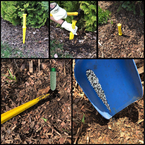 Keyfit Tools Tree Fertilizer Spike Land Staker 2.0 Get Your Fertilizer Spikes 1 Foot Deeper for Deep Root Tree & Shrub Fertilizing