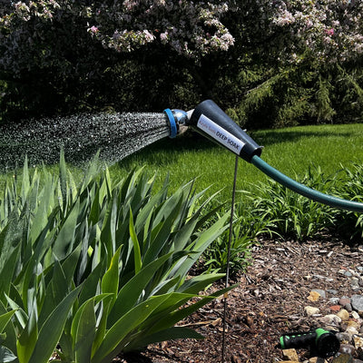 Keyfit Tools DEEP SOAK Garden Hose End Sprayer Sprinkler Holder Soaker For Watering New Trees Garden Plants Use In Place Of Tree Drip Bags & Rings