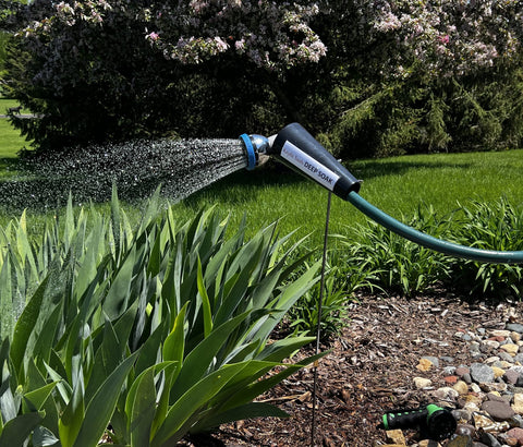 Keyfit Tools DEEP SOAK Garden Hose End Sprayer Sprinkler Holder Soaker For Watering New Trees Garden Plants Use In Place Of Tree Drip Bags & Rings